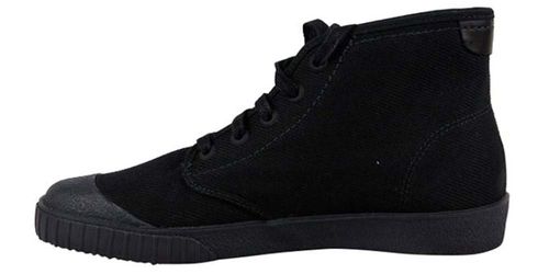 Clarks Męskie trampki wysokie - Cyrus Rise - rozmiar 41 - czarne tekstylne na Arena.pl