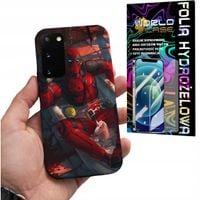 ETUI DO SAMSUNG S21 FE - Deadpool MARVEL FILMOWE WZORY + FOLIA