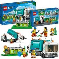 LEGO CITY 60386 CIĘŻARÓWKA RECYKLINGOWA PREZENT KLOCKI DLA DZIECKA FIGURKI