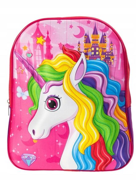 PLECAK Z JEDNOROŻCEM DO WYCIECZKOWY TORNISTER 3D DLA PRZEDSZKOLAKA MAŁY zdjęcie 8