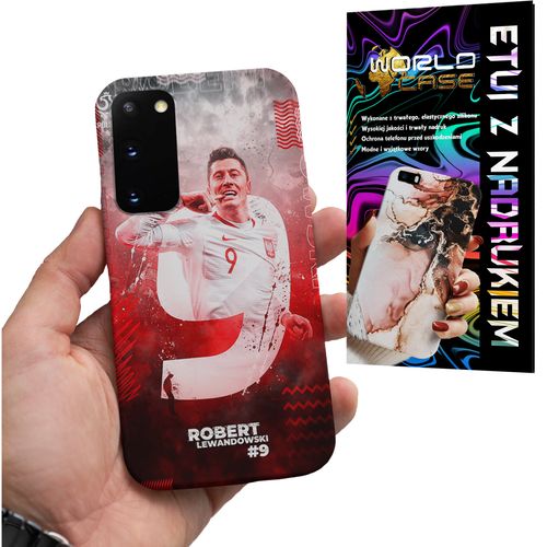 ETUI CASE DO SAMSUNG S21 FE - FC BARCELONA LEWANDOWSKI PIŁKARSKIE WZORY na Arena.pl