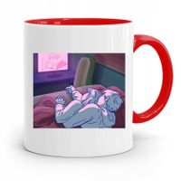 Kubek Czerwony Dla Dziewczyny Couple Z Nadrukiem Ze Zdjęciem