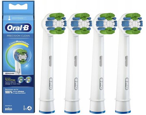 4x ORYGINALNA KOŃCÓWKA BRAUN ORAL-B PRECISION CLEAN MAXIMIZER na Arena.pl
