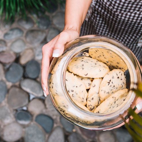 Duży Pojemnik Szklany Słoik na Żywność Produkty Sypkie Ciastka Kawę 2,2L na Arena.pl