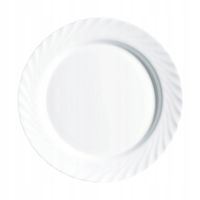 TALERZ PŁYTKI OBIAD LUMINARC TRIANON 27 CM BIAŁY