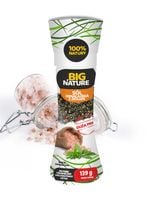Przyprawa Sól himalajska ziołowa  Młynek 139g Duża Paka - BIG NATURE