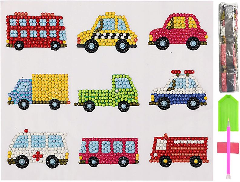 HAFT DIAMENTOWY 5D Zestaw DZIECI Najklejki PUZZLE zdjęcie 1