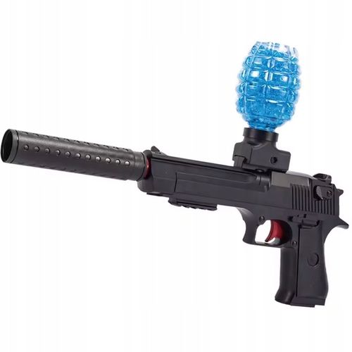 PISTOLET AUTOMATYCZNY NA KULKI ŻELOWE WODNE AKUMULATOR BEZPIECZNY ZESTAW na Arena.pl