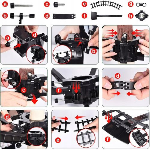 Pociąg świąteczny oświetlenie dźwięk KOLEJKA tory Lokomotywa + 4 wagony na Arena.pl