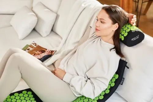 MATA ZDROWOTNA DO AKUPRESURY Z KOLCAMI + PODUSZKA na Arena.pl