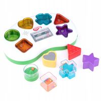 SORTER KSZTAŁTÓW 3w1 KLOCKI DŹWIĘK UKŁADANKA DUMEL
