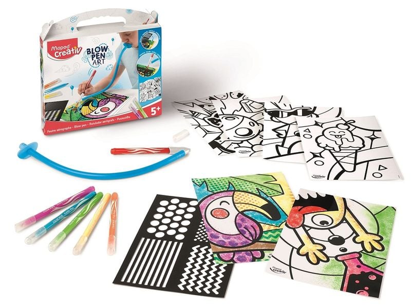 FLAMASTER AEROGRAF  BLOW PEN ART POP MAPED CREATIVE zdjęcie 4