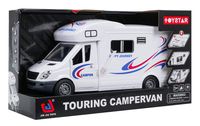 Biały Kamper Funkcją Świateł I Dźwięku