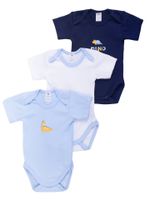 Body chłopięce z krótkim rękawem dino 3PAK 62 YOCLUB