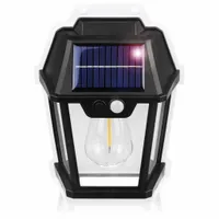 LAMPA SOLARNA LED ZEWNĘTRZNA KINKIET ŚCIENNY CZUJNIK RUCHU ZMIERZCHU