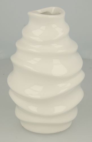 CERAMICZNY WAZON BIAŁY 15X10 CM na Arena.pl