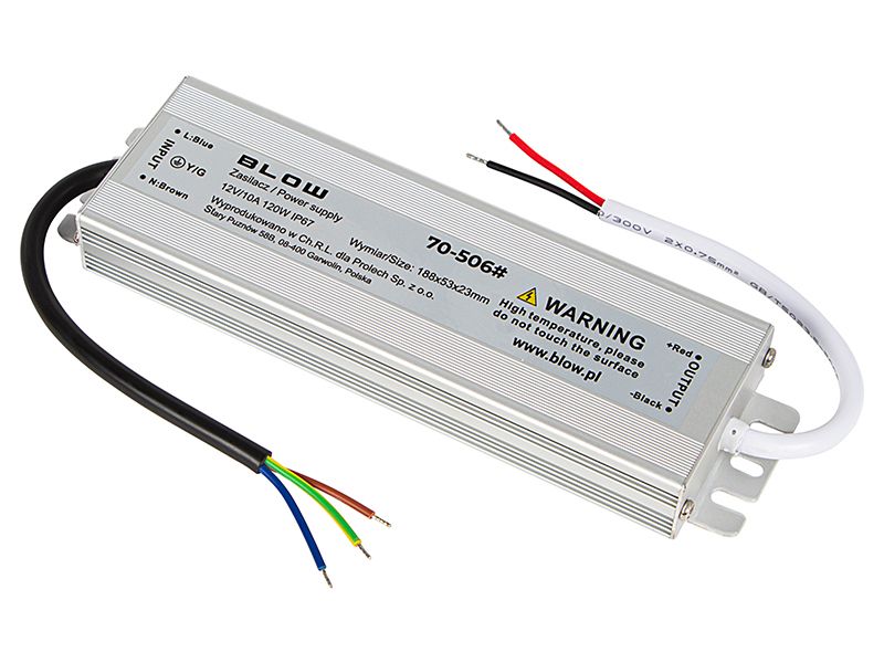 Zasilacz do systemów LED 12V/10A 120W zdjęcie 1