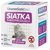 ZESTAW SIATKA NA BALKON DLA KOTA 5x3 BEZ WIERCENIA MARKA BEZPIECZNE KOTY