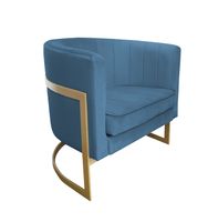 Fotel Glamour podstawa złota MG33