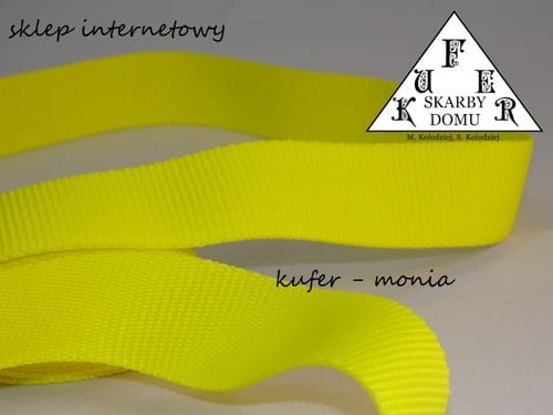 Taśma nośna żółta 3 cm ( 1 mb ) na Arena.pl