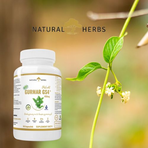 Gurmar GS4 75% kwasów gymnemowych Apetyt Cukier 90 na Arena.pl