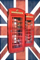 FOTOTAPETA BUDKI TELEFONICZNE WIELKA BRYTANIA FLAG