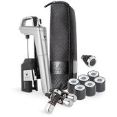 coravin timeless six plus, system do przechowywania wina, srebrny