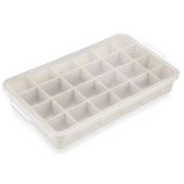 Foremka Silikonowa Forma do Dużych Kostek Lodu Lód Duże Kostki XL Pokrywka