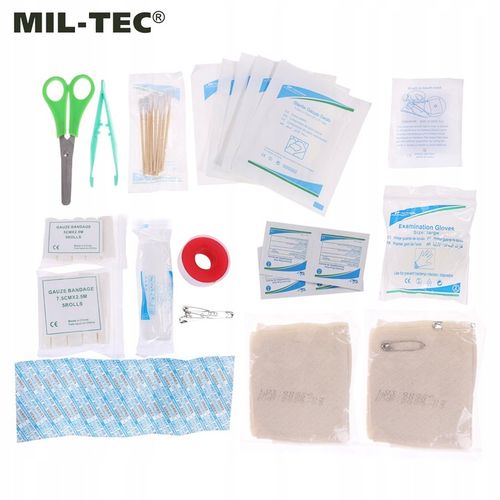 Apteczka pierwszej pomocy z wyposażeniem first aid Mil-tec duża olive na Arena.pl