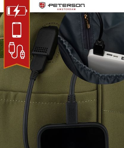 plecak materiałowy ptn alfa-0343 green na Arena.pl