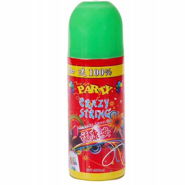SERPENTYNA KONFETTI W SPRAYU PARTY URODZINY 250ml zdjęcie 3