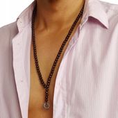 NASZYJNIK MĘSKI KORALIKI LIFEGUARD AUSTRALIA KÓŁKO WISIOREK ZAWIESZKA