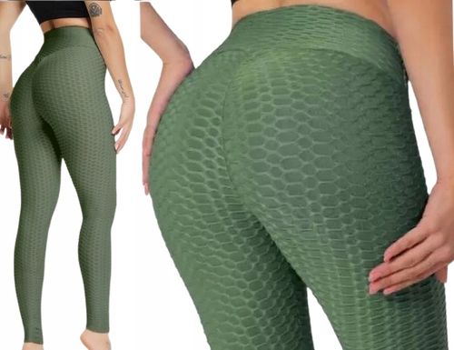 Legginsy KARBOWANE ANTYCELLULITOWE PUSH UP kolory S/M na Arena.pl