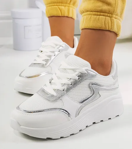 Białe sneakersy damskie Basemat 36 na Arena.pl