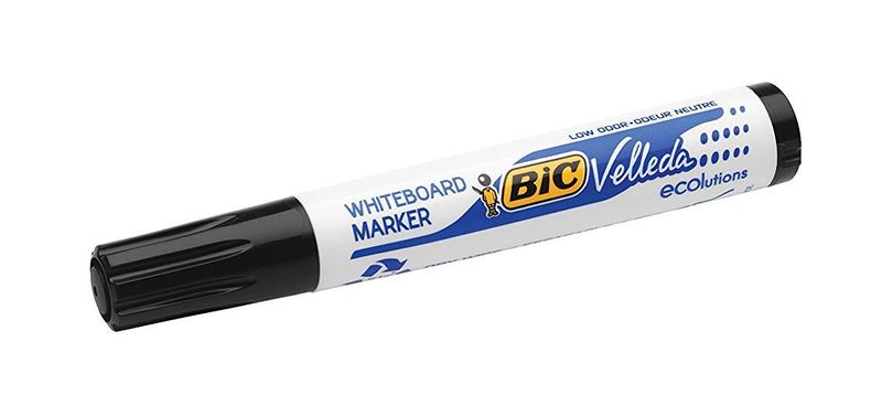 MARKER BIC VELLEDA DO TABLICY OKR. CZARNY zdjęcie 1
