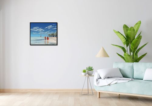 Plakat 60x50cm Spokój w Piaskach na Arena.pl