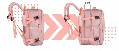 Plecak do samolotu Wizzair 40x30x20 torba bagaż podręczny podróżny pojemny na Arena.pl