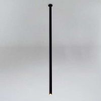 Podtynkowa LAMPA sufitowa ALHA T 9000 Shilo wpuszczana OPRAWA do zabudowy sopel tuba czarna