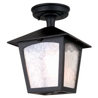 Lampa przysufitowa zewnętrzna York BL6A-BLACK Elstead na balkon czarna
