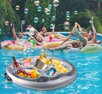PŁYWAJĄCY STOLIK DO BASENU JACUZZI DMUCHANY BAREK NAPOJE DRINKI PRZEKĄSKI
