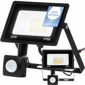 Halogen Naświetlacz LED 30W LAMPA z Czujnik ruchu