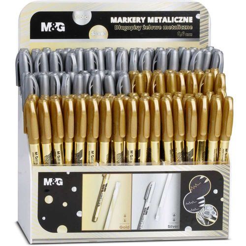 MARKER METALICZNY 1-4MM M&G SREBRNY na Arena.pl
