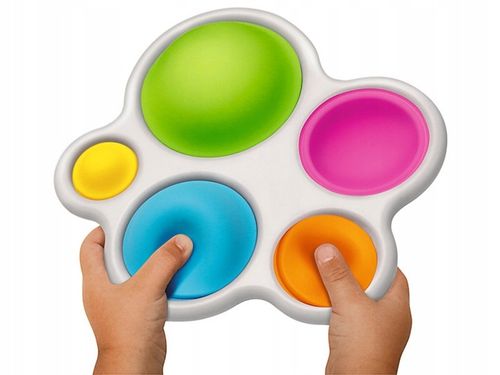 Bąbelki Dimpl Kolorowe POP PUSH Fat Brain Toys na Arena.pl
