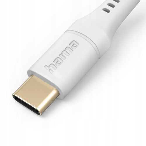 Kabel HAMA Ładujący/data Flexible USB-A - USB-C 1.5m Biały na Arena.pl