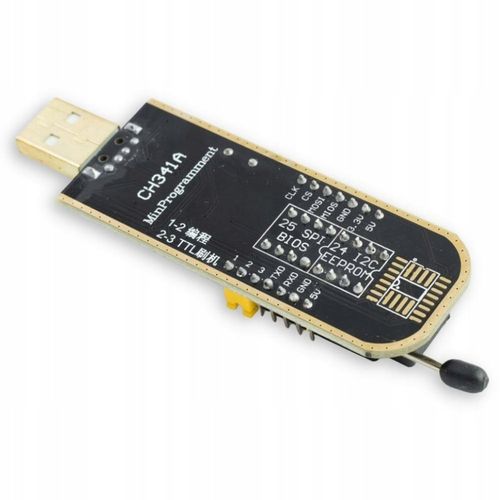 Programator CH341A EEPROM Flash BIOS IMMO adaptery + klips i OPROGRAMOWANIE na Arena.pl