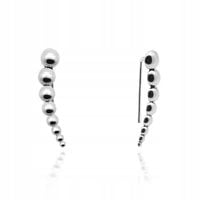 Srebrne kolczyki NAUSZNICE KULKI kuleczki pr 925