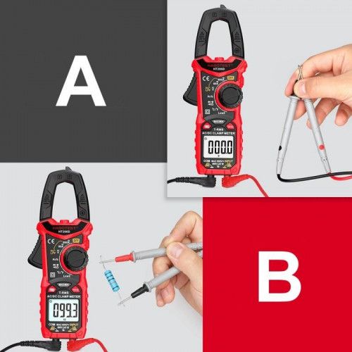 Multimetr cęgowy HT206D LCD latarka na Arena.pl