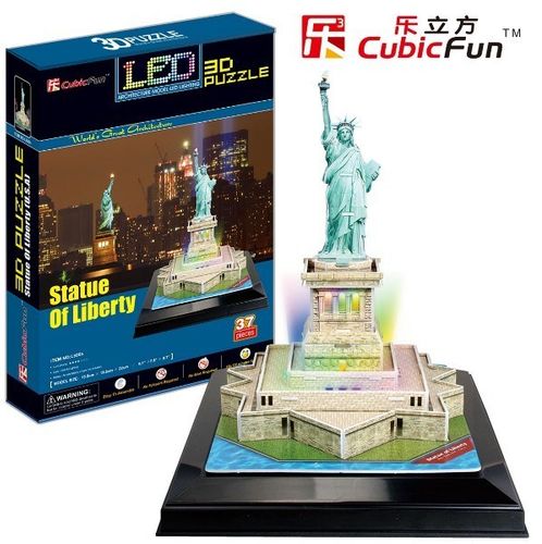 Cubicfun Puzzle 3D Statua Wolności (Światło) na Arena.pl