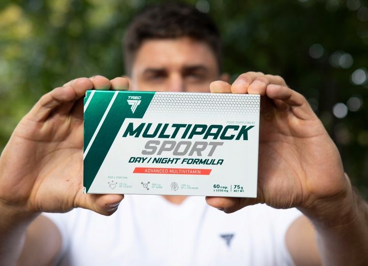 WITAMINY I MINERAŁY DLA SPORTOWCÓW Trec Multipack Sport Day/Night 60 kaps zdjęcie 10