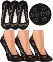 Antypoślizgowe Stopki ABS Damskie Niskie Skarpetki Balerinki Silikon 38-41